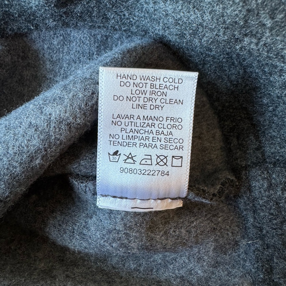 Dark Gray Buttoned Shacket - S - image 5